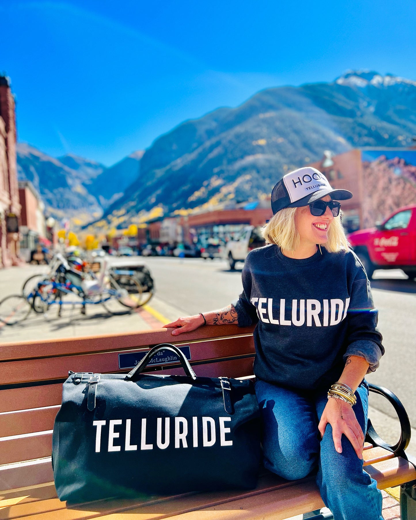 Telluride Utility Bag - Black/White