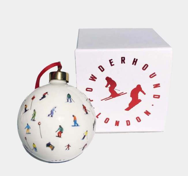 POWDERHOUND CHRISTMAS BAUBLE - MARKER SKI