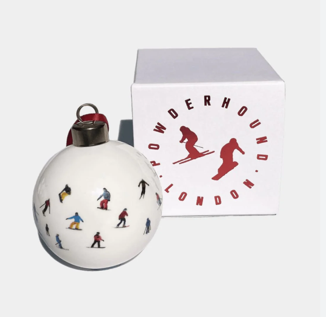 POWDERHOUND CHRISTMAS BAUBLE - SKI CHAIN