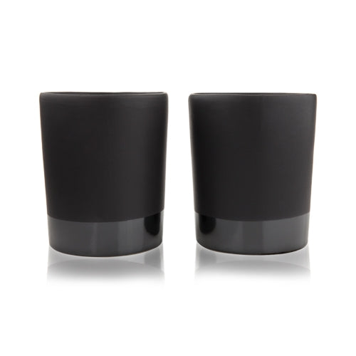 Black Stoneware Tumbler