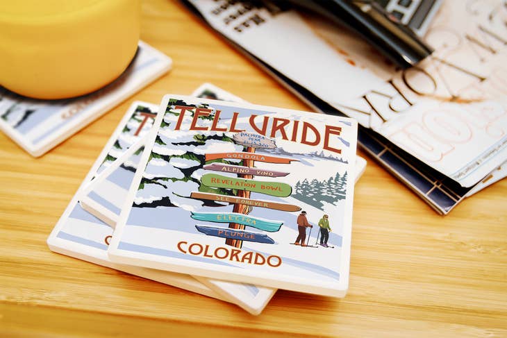 Telluride, CO Palmyra Peak Signpost Coaster
