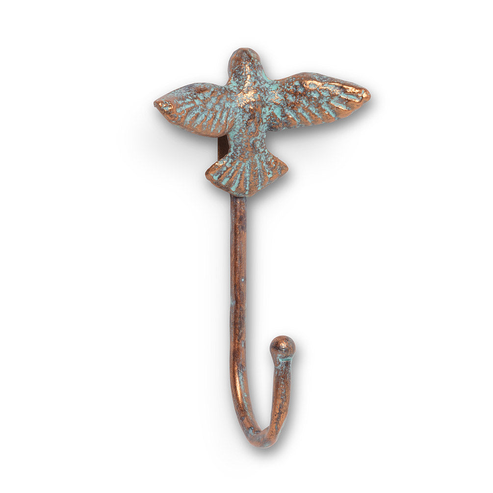 Hummingbird Hook-Verdigris