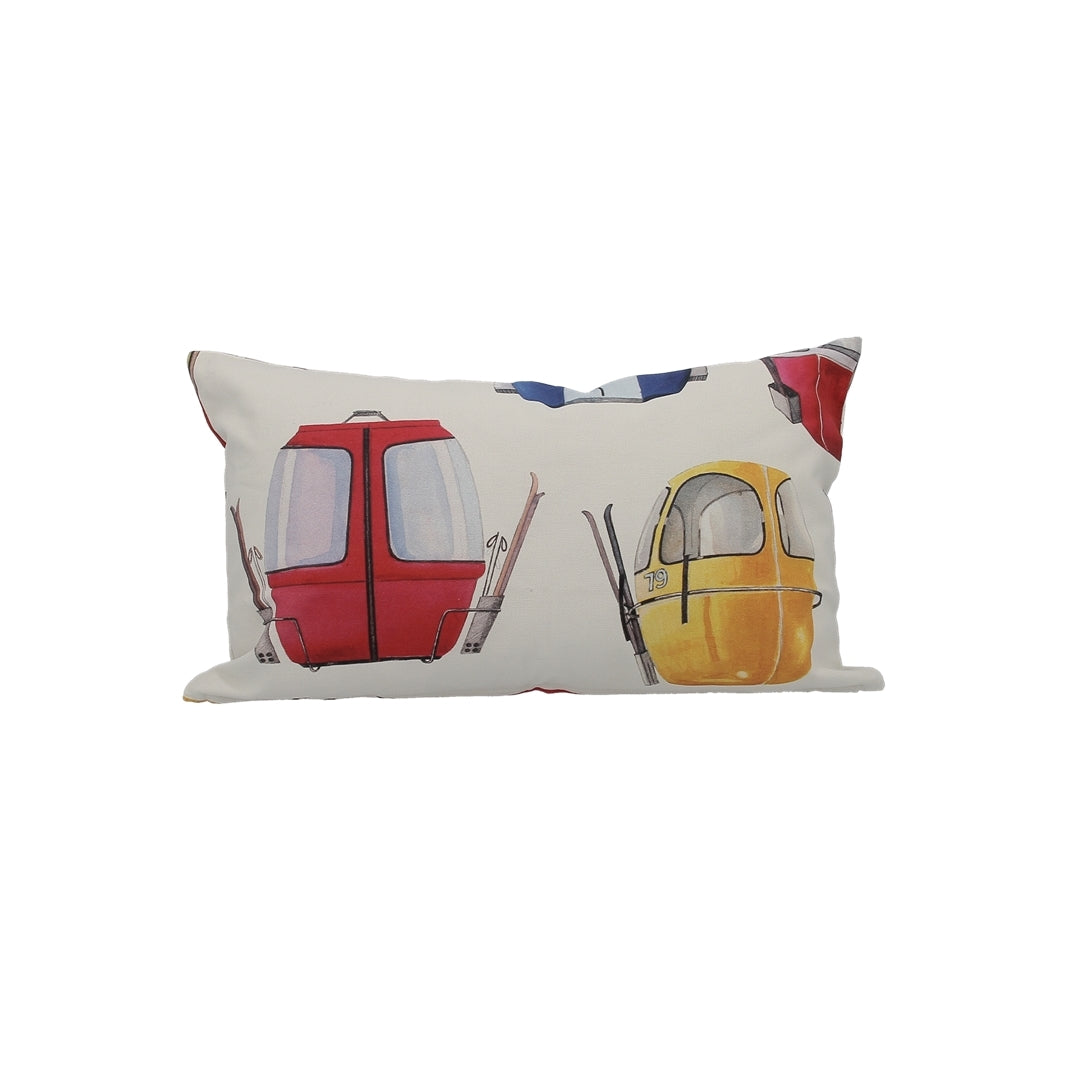 Cushion Cover Gondolas Blue Red Yellow 30x50cm