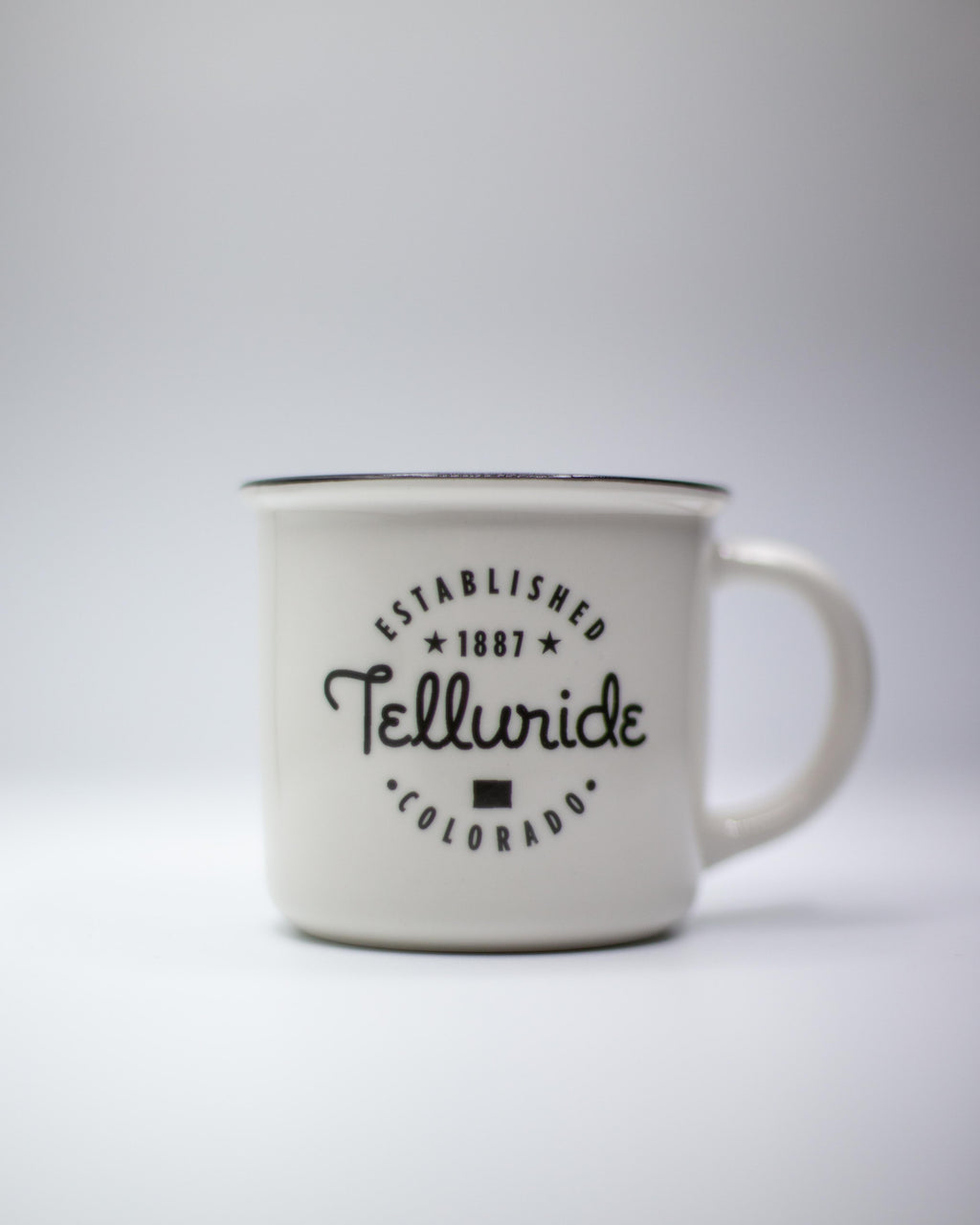 Telluride Black Lip Camper Mug 13oz