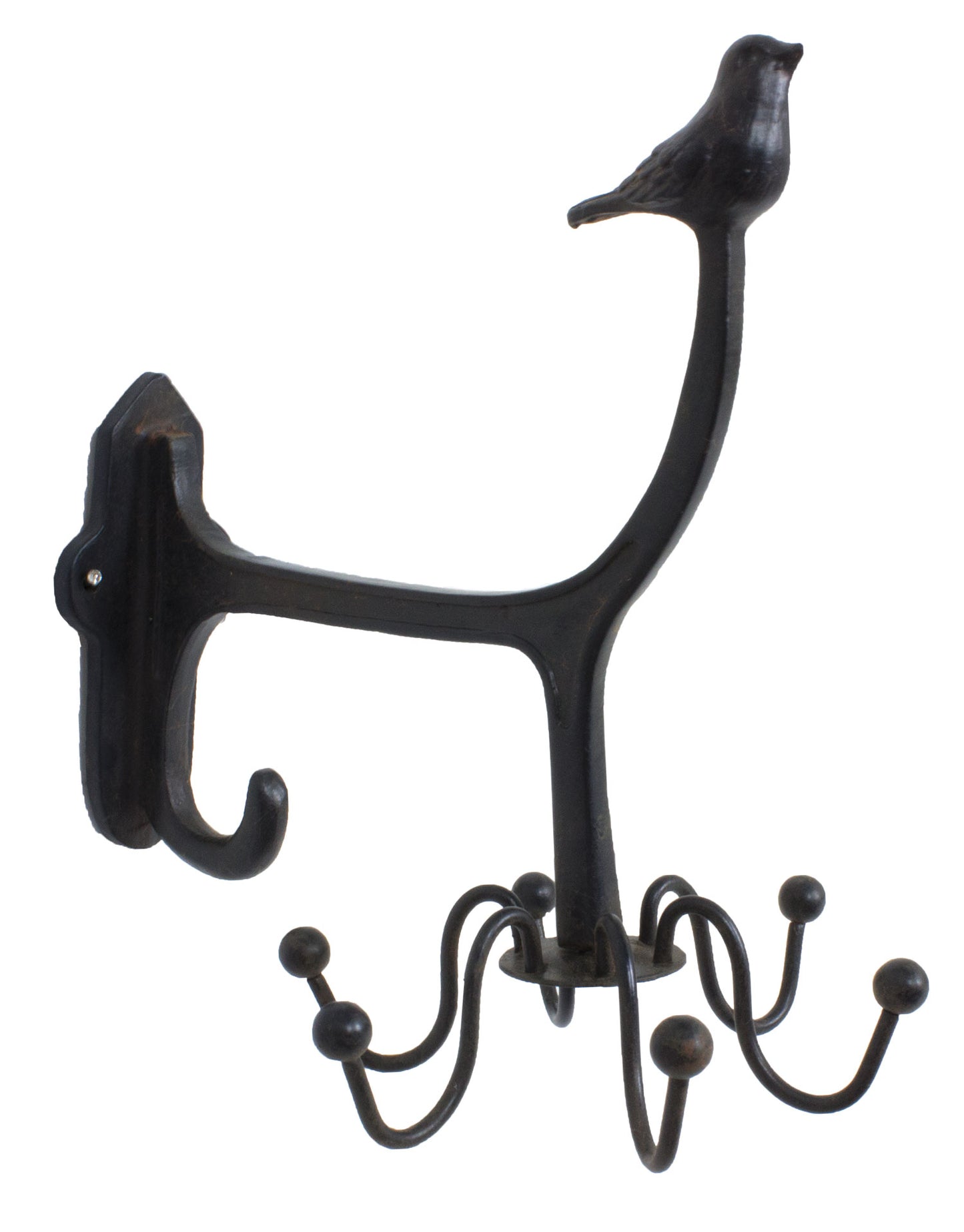 Bird Swivel Hook - Pewter