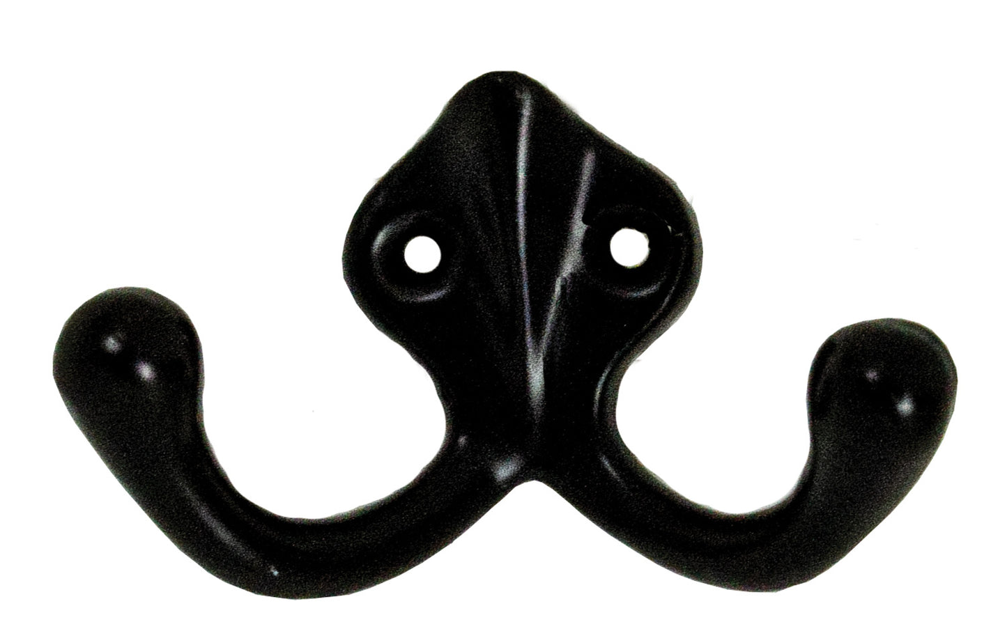 Black Two Hook Wall Hook