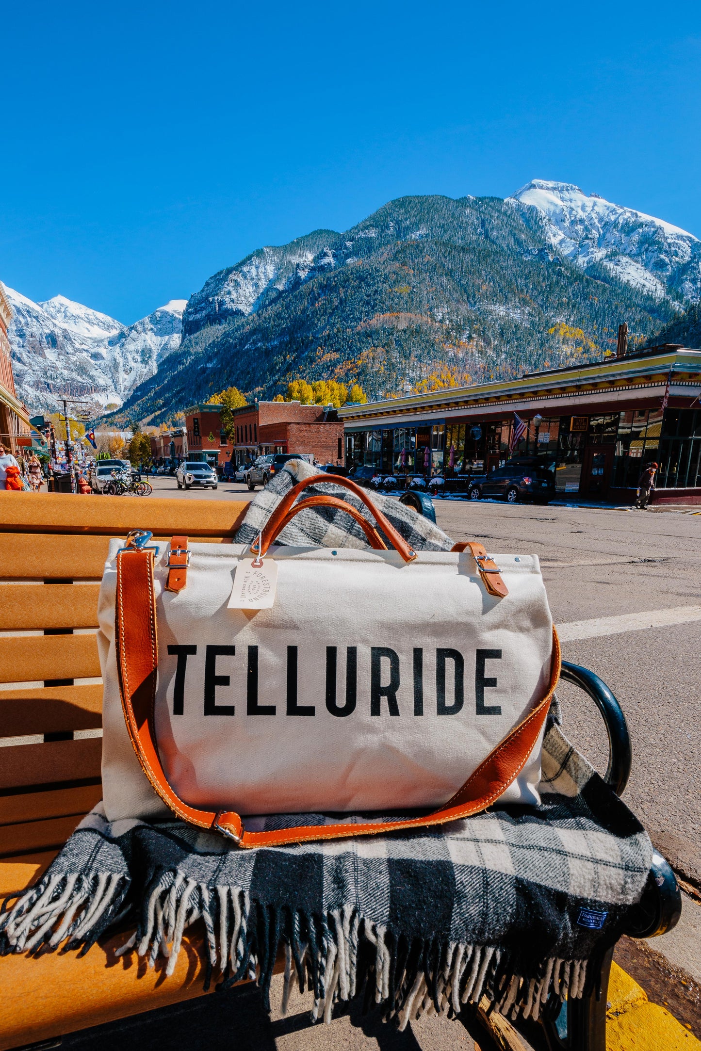 Telluride Utility Bag - Ivory/Black