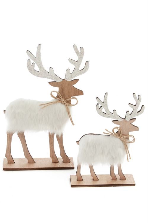 Wood Fur Deer 10"