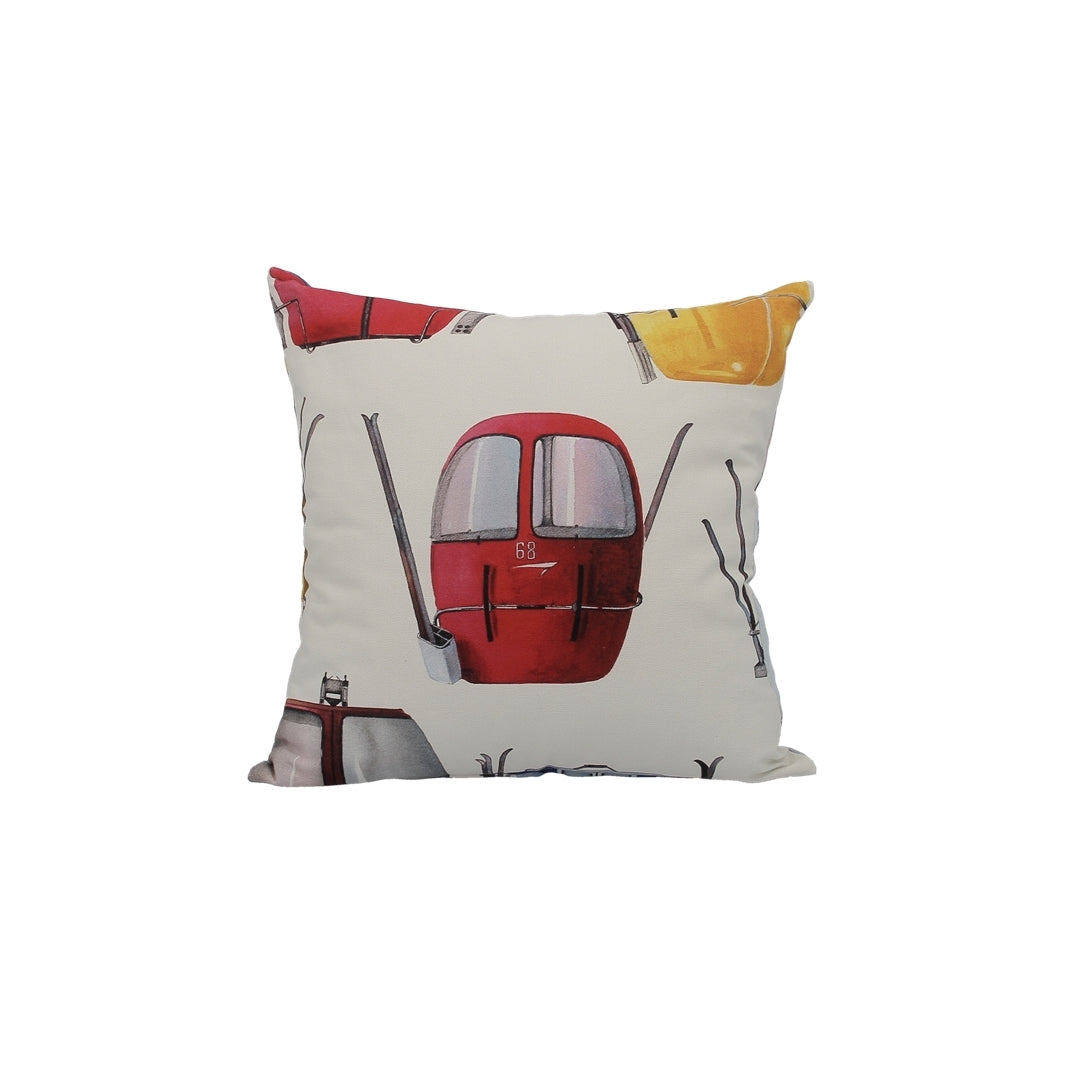 Cushion Cover Gondolas Blue Red Yellow 40x40cm