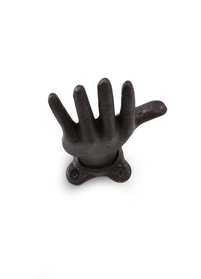 Cast Iron Hand Shaped Coat Hooks Set Of Cast Iron Peace Sign Hand