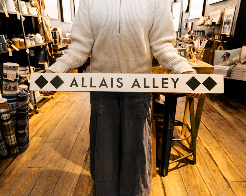 Ski Sign Allais Alley Expert Only