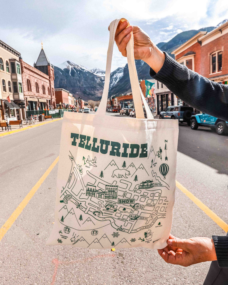 Telluride Grocery Tote Green