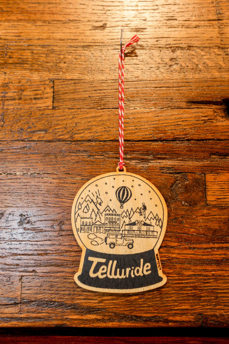 Custom Telluride Wood Ornament