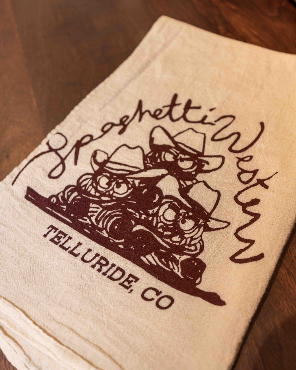 Spaghetti Western Dish Towel