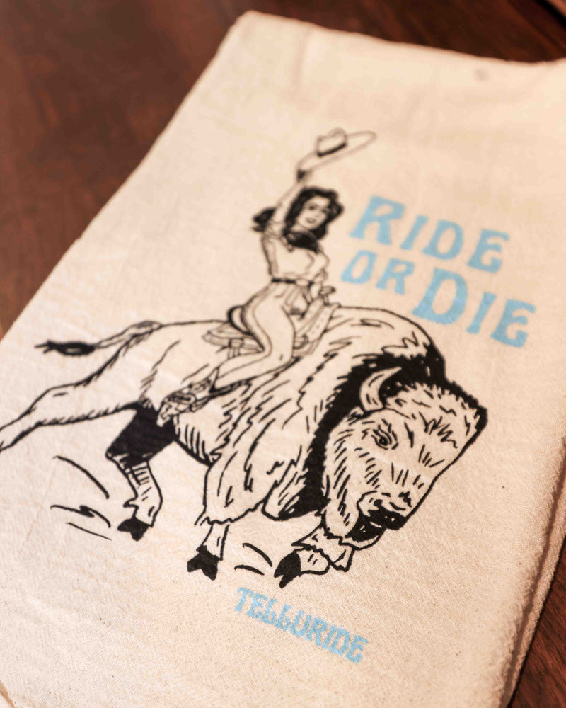 Ride or Die MT Tea Towel