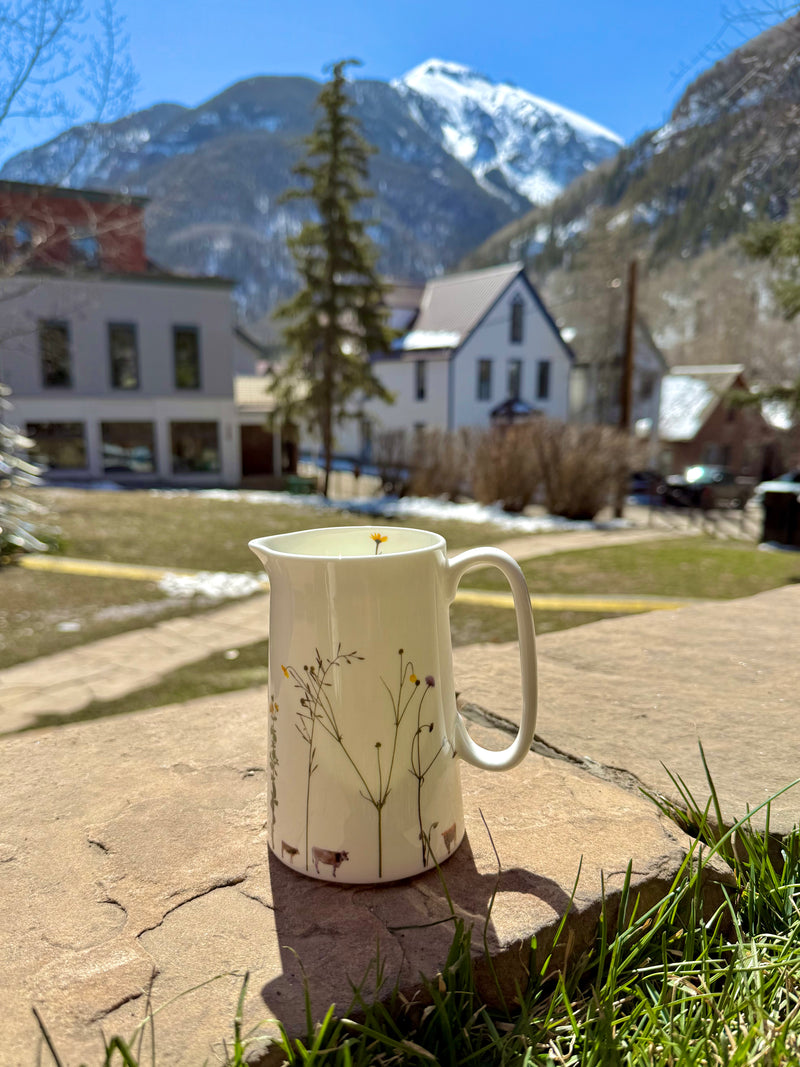 Alpine Flowers Milk Jug