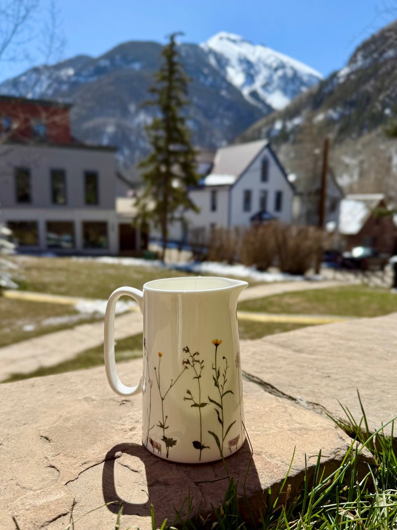 Alpine Flowers Milk Jug