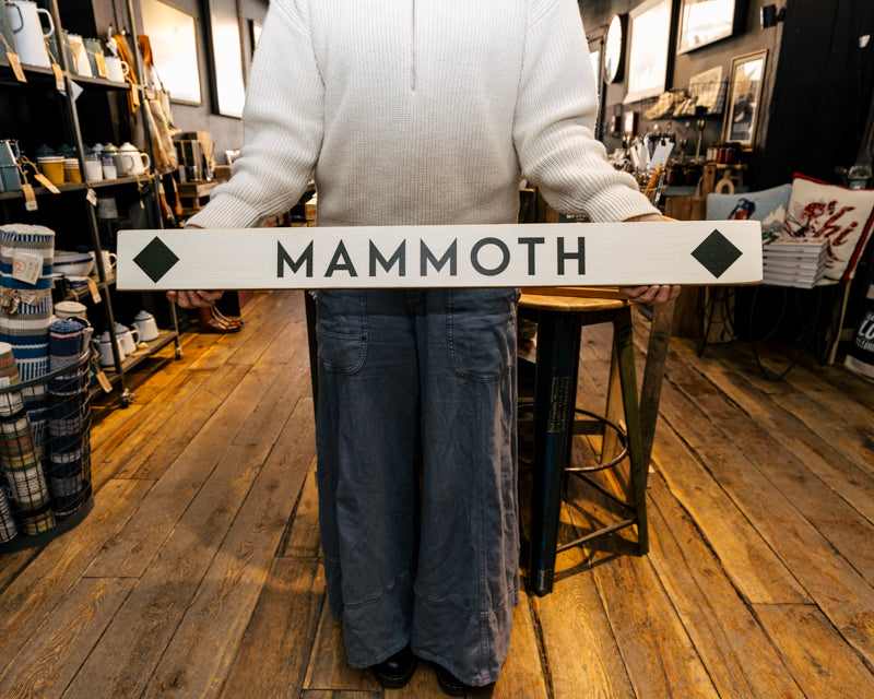 Mammoth Difficult Sign