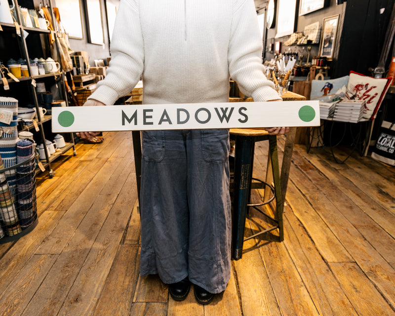 Meadows Beginner Ski Trail Sign