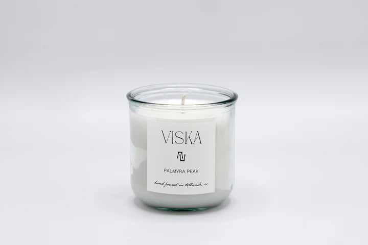 Palmyra Peak Glass Candle