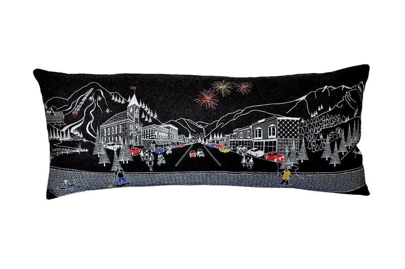 35" x 14" Queen Telluride Pillow - Night/Grey by HOOK Telluride