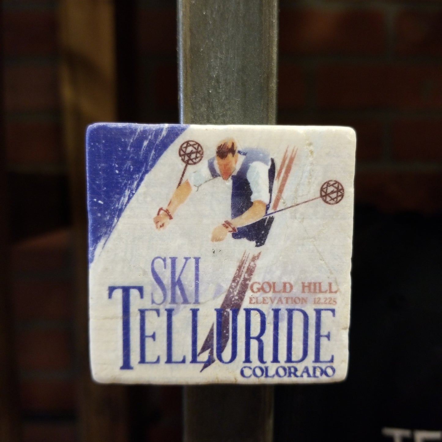 Telluride Vintage Ski Magnet