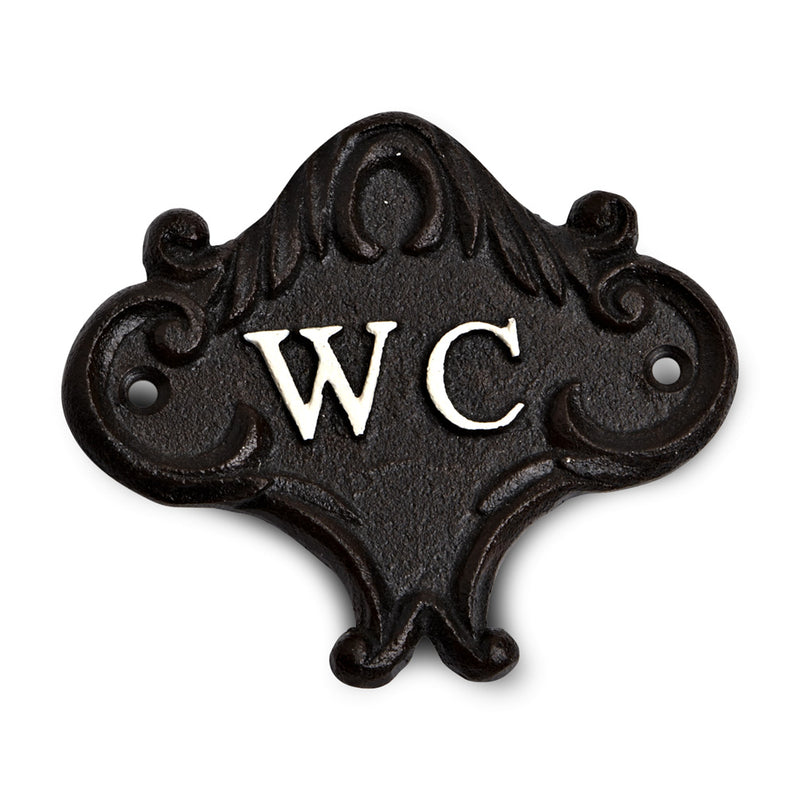 SMALL "WC" SIGN