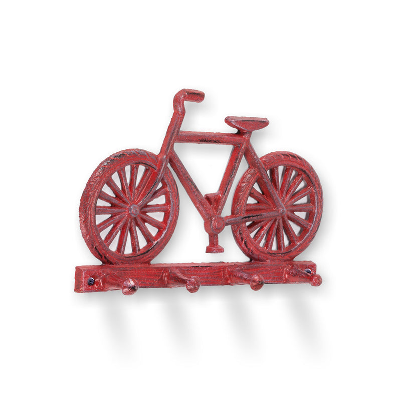 BICYCLE WALL HOOK-ANTQ RED