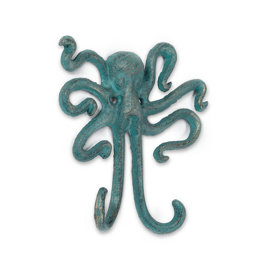 Octopus Hook-Verdigris