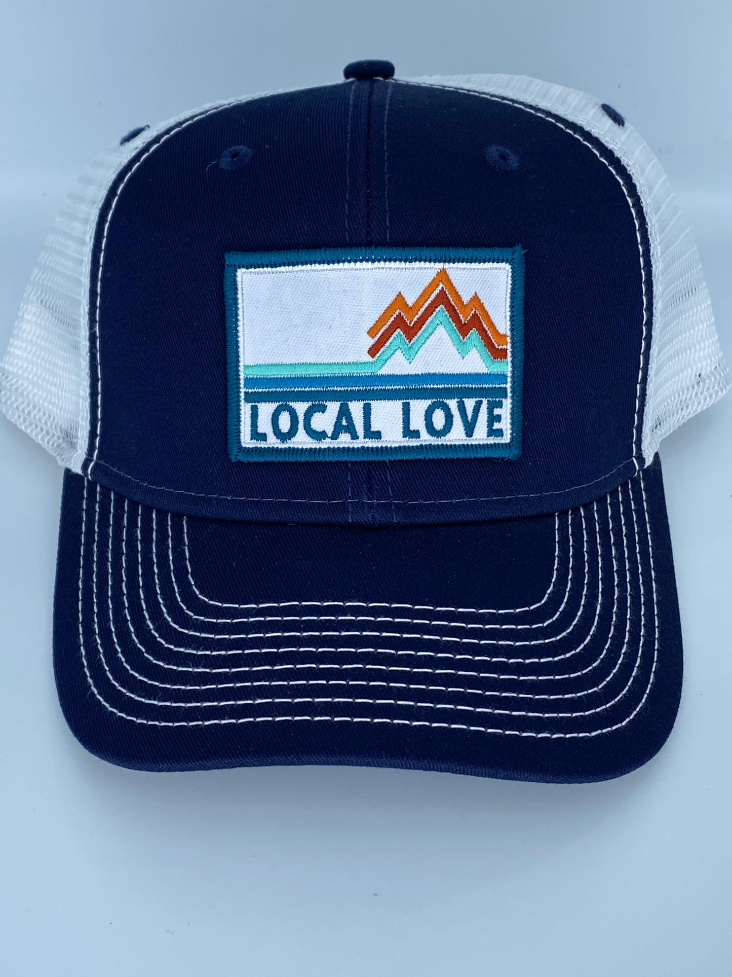 Local Love Patch Hat - Navy/White
