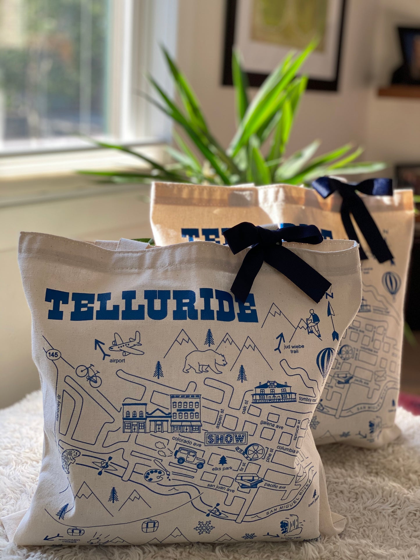 Telluride Grocery Tote - Blue