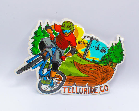 Telluride Biker Sticker