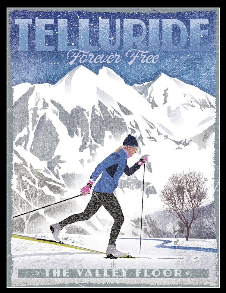 Forever Free, Valley Floor Nordic Skier