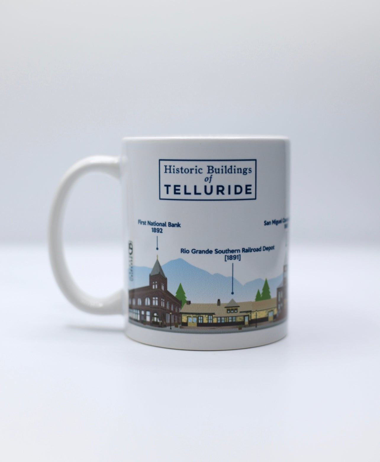 Historic Buildings of Telluride Mug